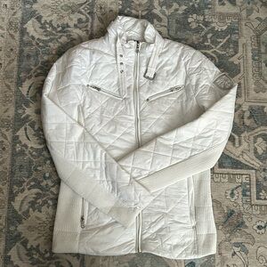 Like new white Lauren Ralph Lauren light puff jacket, size XS